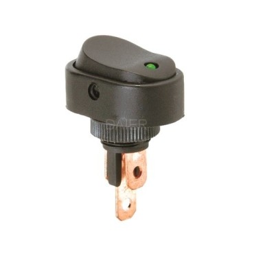 Клавишный переключатель ASW-20D, 3c 20A черный